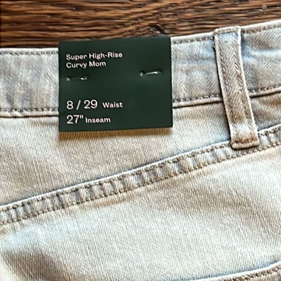 NWT! Wild Fable Distressed Super High Rise Mom Jeans C16 - Picture 10 of 10